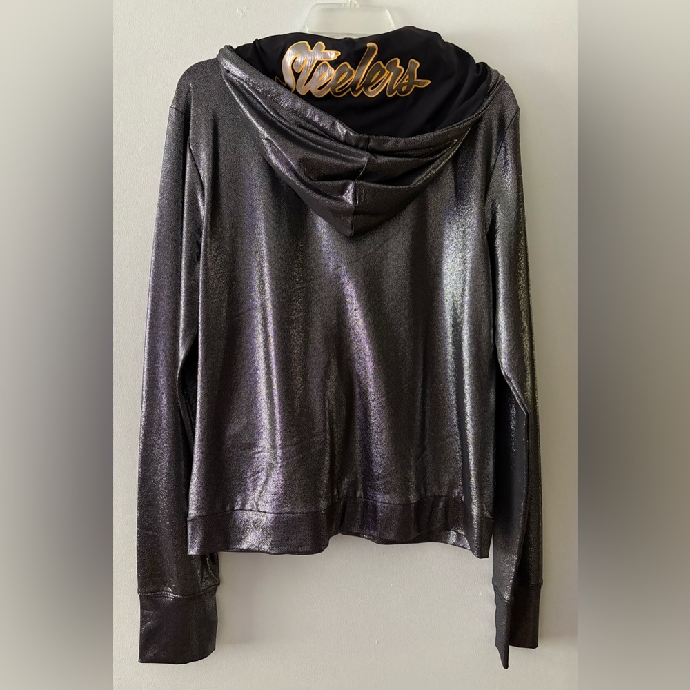 Steelers Metallic Hoodie Women’s size XL
